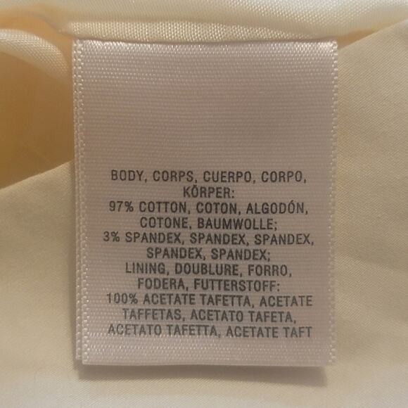 Anthropologie Maeve Floral Sleeveless Ivory Sheath Dress Size 12 - Picture 14 of 16